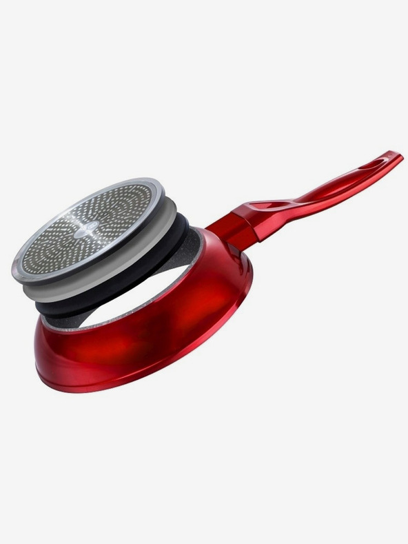 Berlingerhaus Serpenyő márvány felülettel 3 db-os készlet Burgundy Metallic Line BERLINGERHAUS