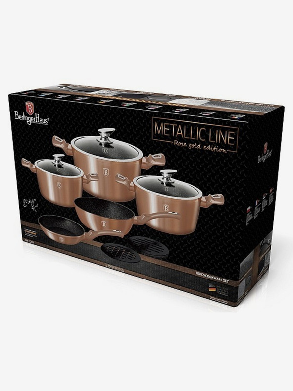 Berlingerhaus BERLINGERHAUS Rosegold Metallic Line (10 darab)