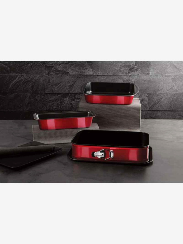 Berlingerhaus Sütőtálcakészlet titán tapadásmentes felülettel 3 db Metallic Line Burgundy Edition BERLINGERHAUS Metallic Line Burgundy Edition BERLINGERHAUS