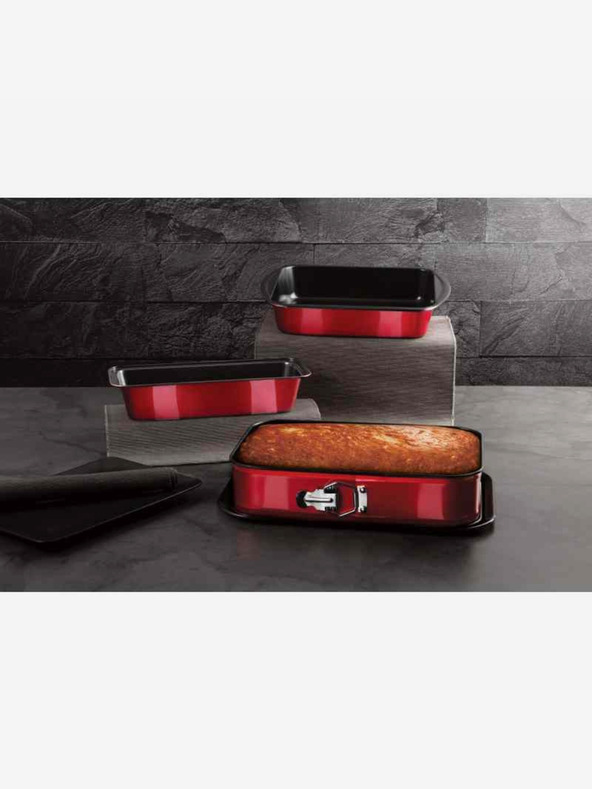Berlingerhaus Sütőtálcakészlet titán tapadásmentes felülettel 3 db Metallic Line Burgundy Edition BERLINGERHAUS Metallic Line Burgundy Edition BERLINGERHAUS