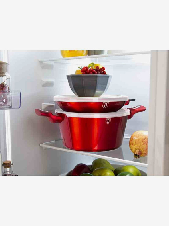 Berlingerhaus Edénykészlet márványfelülettel 18 db Burgundy Metallic Line BERLINGERHAUS