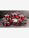 Berlingerhaus Edénykészlet márványfelülettel 18 db Burgundy Metallic Line BERLINGERHAUS