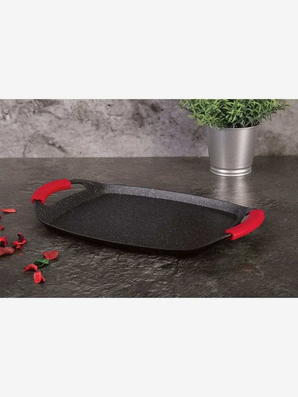 Berlingerhaus Tányérkészlet márványozott felülettel Burgundy Metallic Line BERLINGERHAUS Burgundy Metallic Line