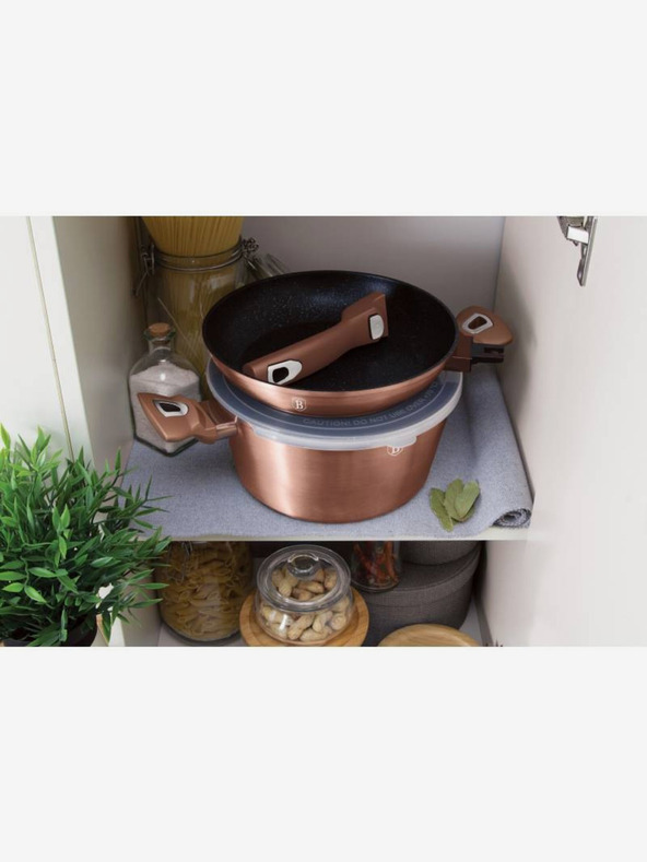 Berlingerhaus Edénykészlet márványfelülettel 6 db Rosegold Metallic Line BERLINGERHAUS