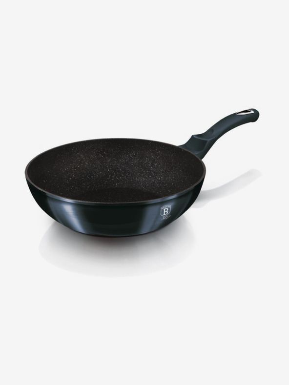 Berlingerhaus Wok serpenyő márvány felülettel 28 cm BERLINGERHAUS Metallic Line Aquamarine Edition