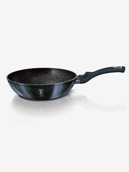 Berlingerhaus Wok serpenyő márvány felülettel 28 cm BERLINGERHAUS Metallic Line Aquamarine Edition