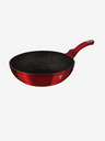 Berlingerhaus Wok serpenyő márvány felülettel 30 cm Burgundy Metallic Line BERLINGERHAUS