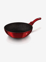 Berlingerhaus Wok serpenyő márvány felülettel 30 cm Burgundy Metallic Line BERLINGERHAUS