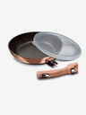 Berlingerhaus Serpenyő levehető fogantyúval + fedéllel 28 cm Rosegold Metallic Line BERLINGERHAUS