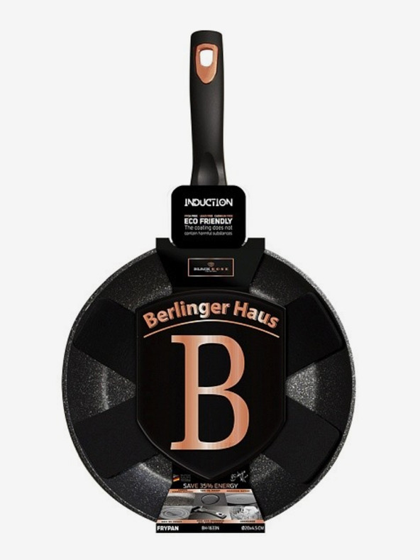 Berlingerhaus Grillserpenyő márványozott felülettel 28 cm Black Rose Collection BERLINGERHAUS