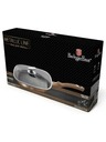 Berlingerhaus 28 cm-es márvány felületű grillserpenyő fedővel Rosegold Metallic Line BERLINGERHAUS