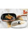 Berlingerhaus 28 cm-es márvány felületű grillserpenyő fedővel Rosegold Metallic Line BERLINGERHAUS