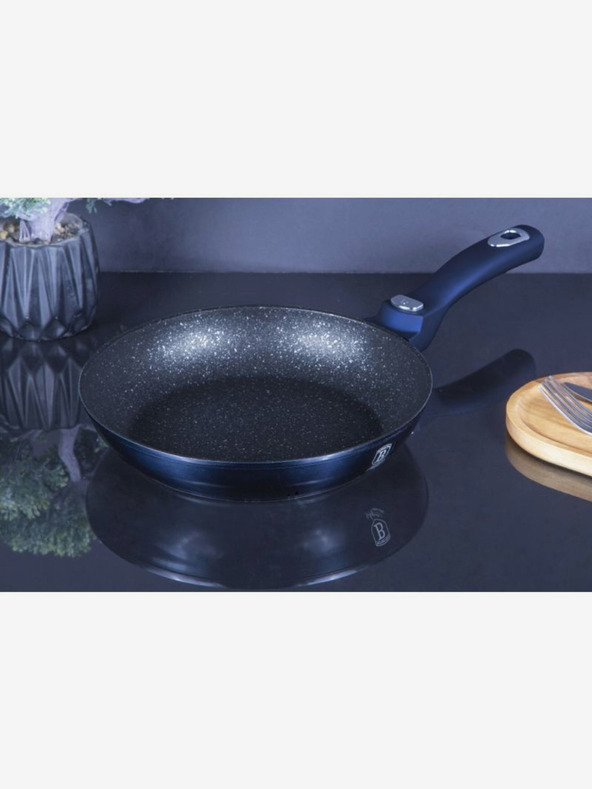 Berlingerhaus Grillserpenyő levehető fogantyúval + fedővel 24 cm BERLINGERHAUS Metallic Line Aquamarine Edition