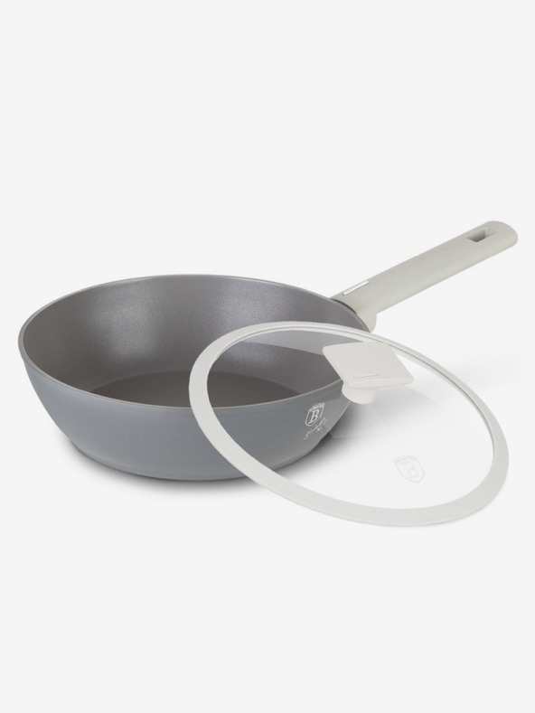 Berlingerhaus Mély serpenyő fedővel, titánium felülettel 24 cm Aspen Collection BERLINGERHAUS