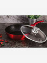 Berlingerhaus Mély serpenyő márvány felülettel és fedővel 24 cm Burgundy Metallic Line BERLINGERHAUS