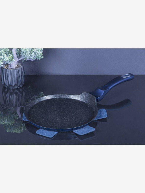 Berlingerhaus 25 cm-es márvány felületű palacsintaserpenyő BERLINGERHAUS Metallic Line Aquamarine Edition