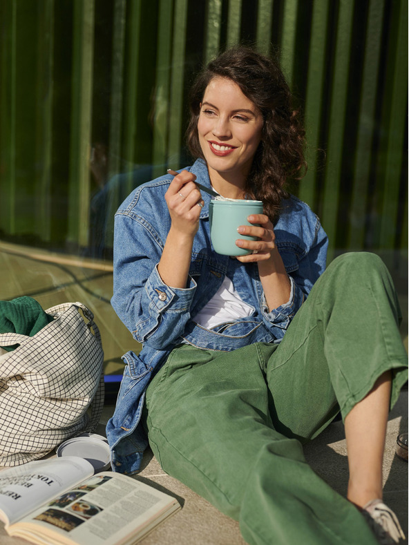 Mepal Mepal Ellipse világoszöld élelmiszertároló doboz 500 ml