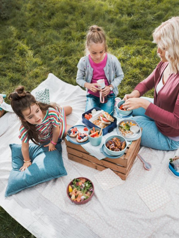 Mepal Világoskék ételtartó doboz Mepal Bento Midi