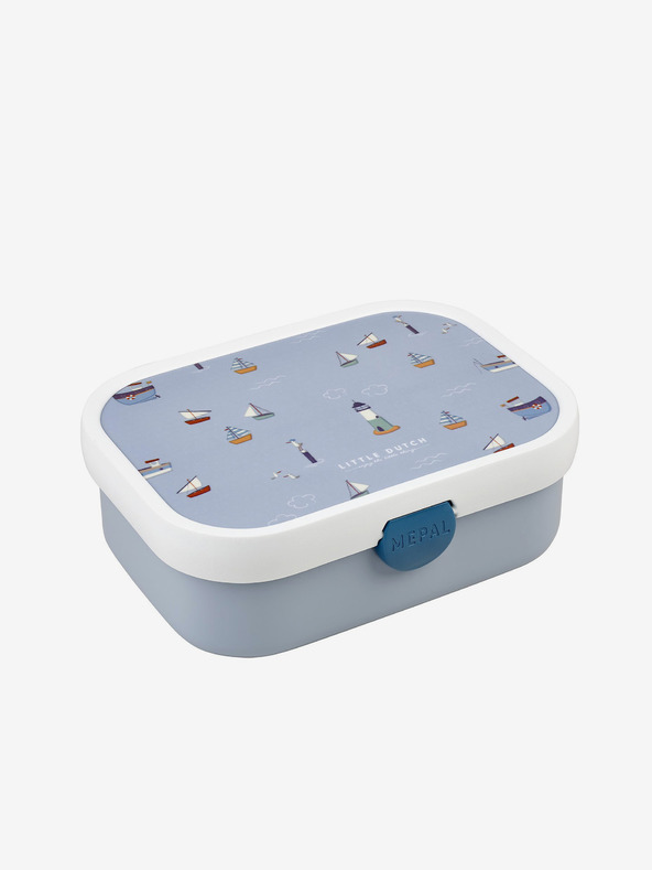 Mepal Világoskék mintás uzsonnás doboz gyerekeknek Mepal Campus Sailors Bay