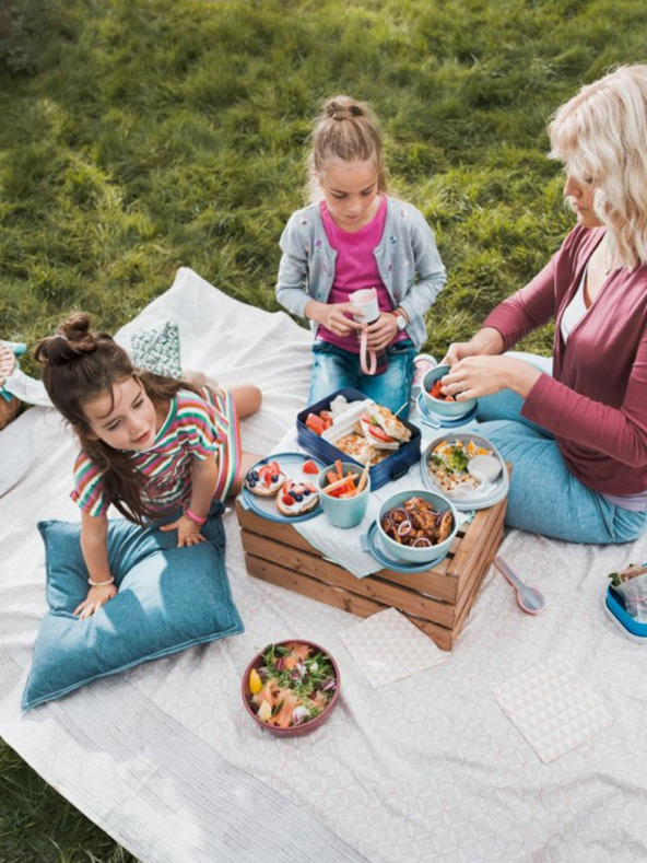 Mepal Régi rózsaszín Mepal Bento Midi uzsonnás doboz