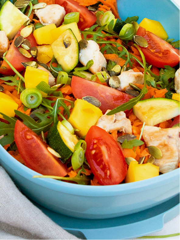 Mepal Régi rózsaszín Mepal Ellipse Duo Vivid élelmiszerbox