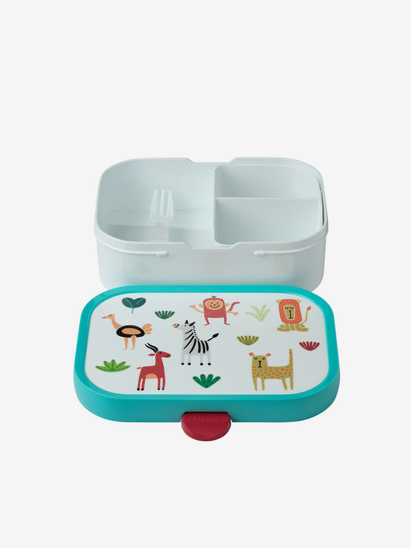 Mepal Türkiz-fehér Mepal Campus Animal Friends Kids Snack Box (gyerek uzsonnás doboz)
