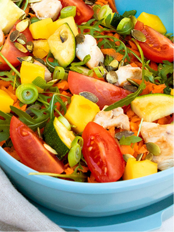 Mepal Világoskék Mepal Ellipse ételtartó doboz (1425 ml)