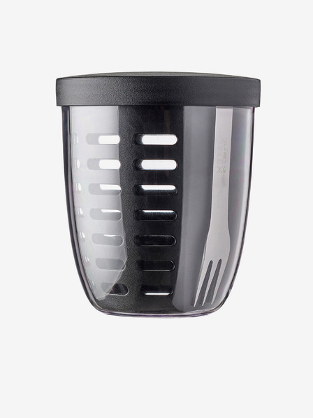 Mepal Mepal Ellipse 600 ml fekete snack doboz szűrővel