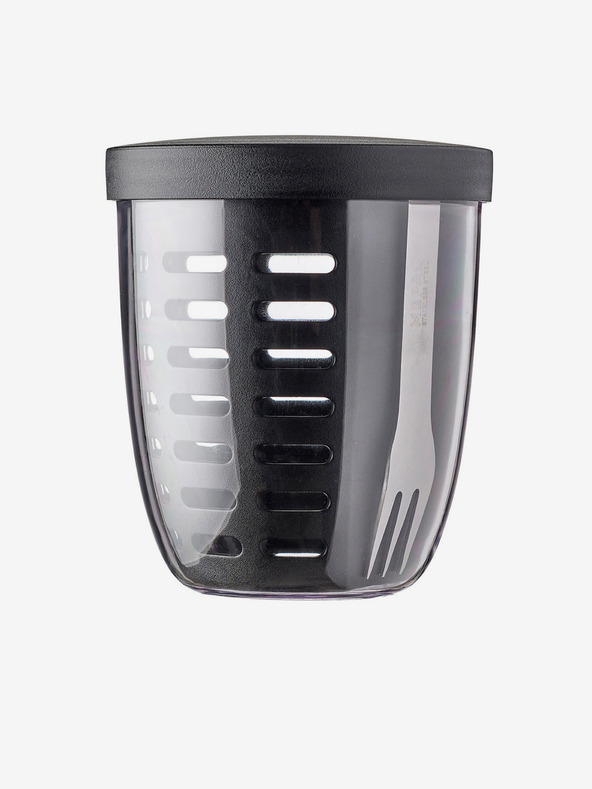 Mepal Mepal Ellipse 600 ml fekete snack doboz szűrővel
