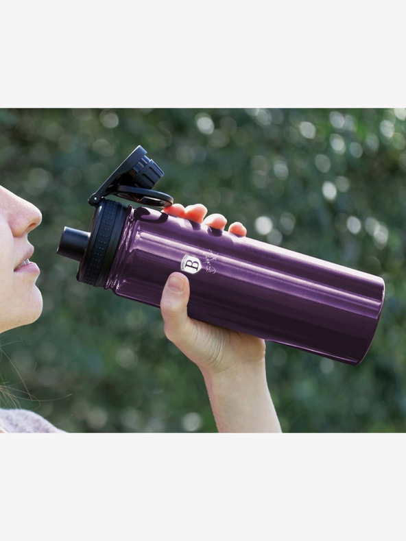 Berlingerhaus Sportos, rozsdamentes acél palack 0,54 l BERLINGERHAUS Purple Metallic Line
