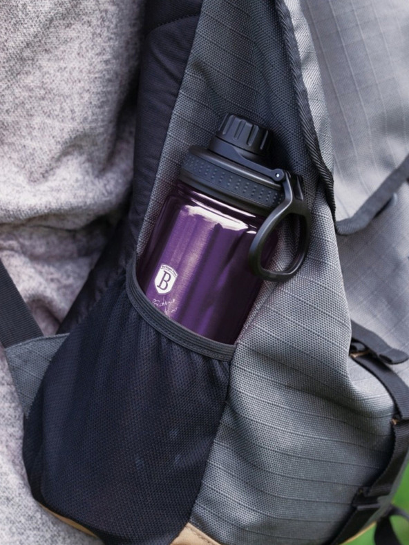 Berlingerhaus Sportos, rozsdamentes acél palack 0,54 l BERLINGERHAUS Purple Metallic Line