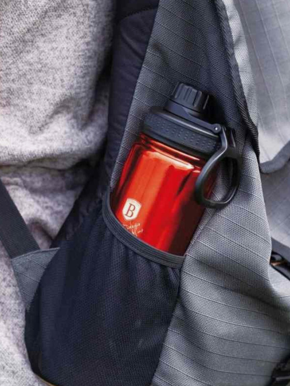 Berlingerhaus Rozsdamentes acél sportpalack 0,54 l BERLINGERHAUS Burgundy Metallic Line