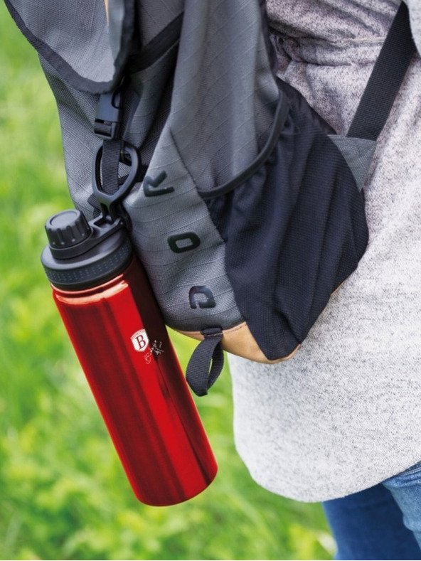 Berlingerhaus Rozsdamentes acél sportpalack 0,54 l BERLINGERHAUS Burgundy Metallic Line