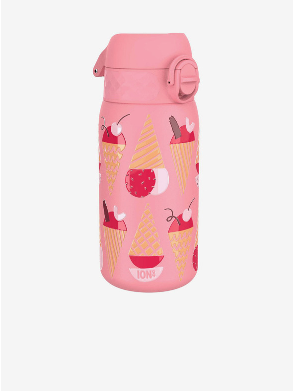 ION8 Rózsaszín mintás rozsdamentes palack Ion8 Leak Proof Ice Creams (400 ml)