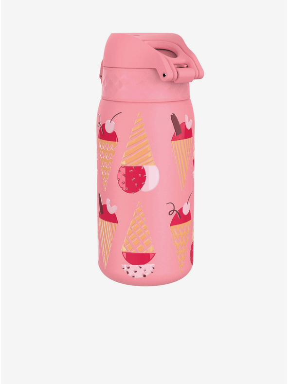 ION8 Rózsaszín mintás rozsdamentes palack Ion8 Leak Proof Ice Creams (400 ml)