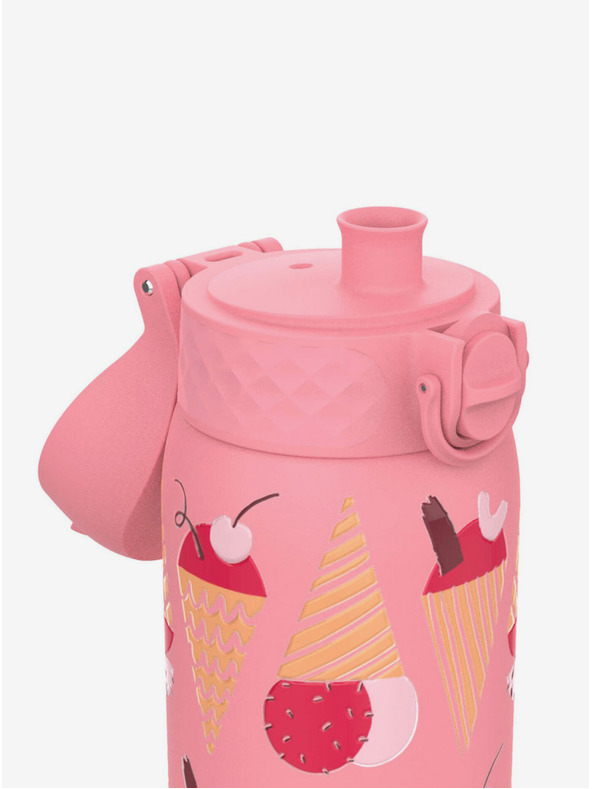 ION8 Rózsaszín mintás rozsdamentes palack Ion8 Leak Proof Ice Creams (400 ml)