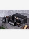 Berlingerhaus Kenyértartó és élelmiszer tároló szett 4 db Black Rose Collection BERLINGERHAUS