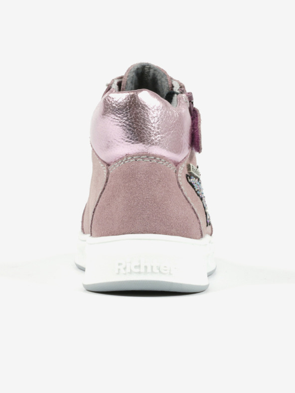 Richter Richter rózsaszínű lány boka szarvasbőr tornacipő Richter