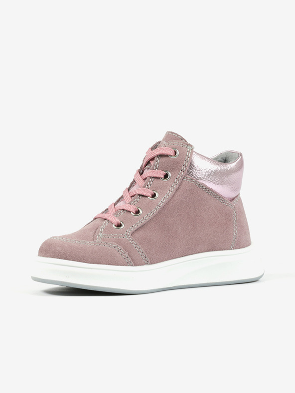 Richter Richter rózsaszínű lány boka szarvasbőr tornacipő Richter