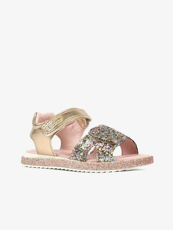 Richter Lány szandál arany és rózsaszín Richter
