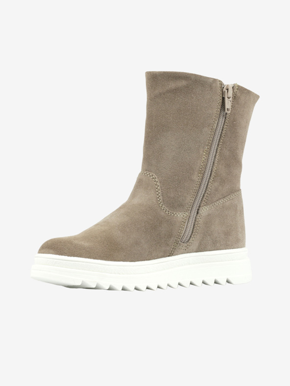 Richter Barna színű, szarvasbőrből készült, szigetelt hócsizma Richter lányoknak