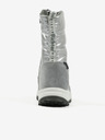 Richter Lány hócsizma szarvasbőr részletekkel, ezüst színben Richter