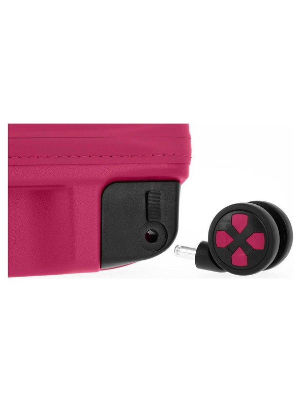 IMPACKT Utazóbőrönd IMPACKT IP1 L Flóra rózsaszín