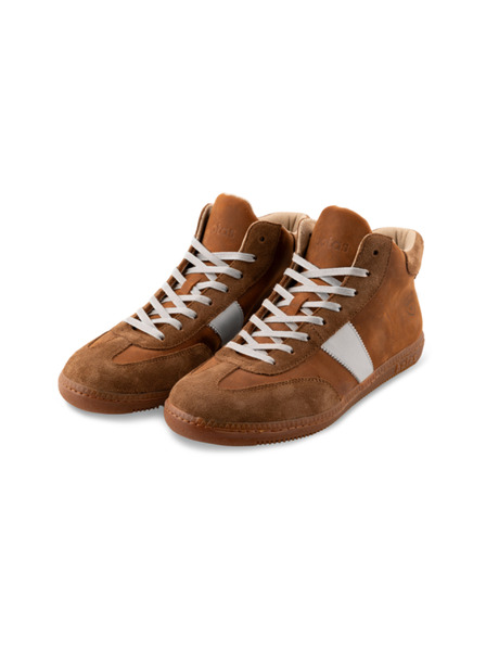 BOTAS *** Férfi bőr tornacipő / edzőcipő barna BOTAS