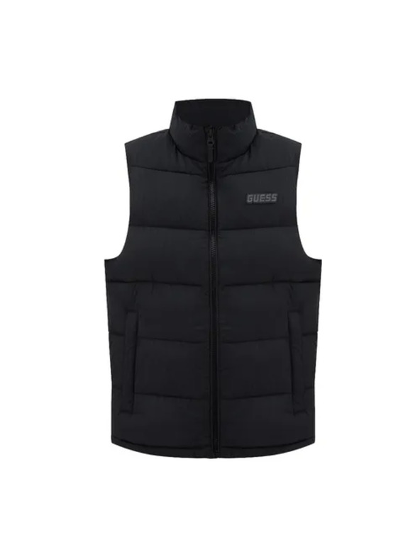 Guess Jeans Férfi fekete steppelt mellény Rohan Guess jeans