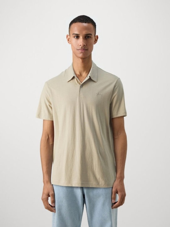 Guess Jeans Férfi bézs polo póló Guess Jeans Beige Blanco
