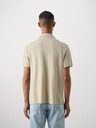 Guess Jeans Férfi bézs polo póló Guess Jeans Beige Blanco