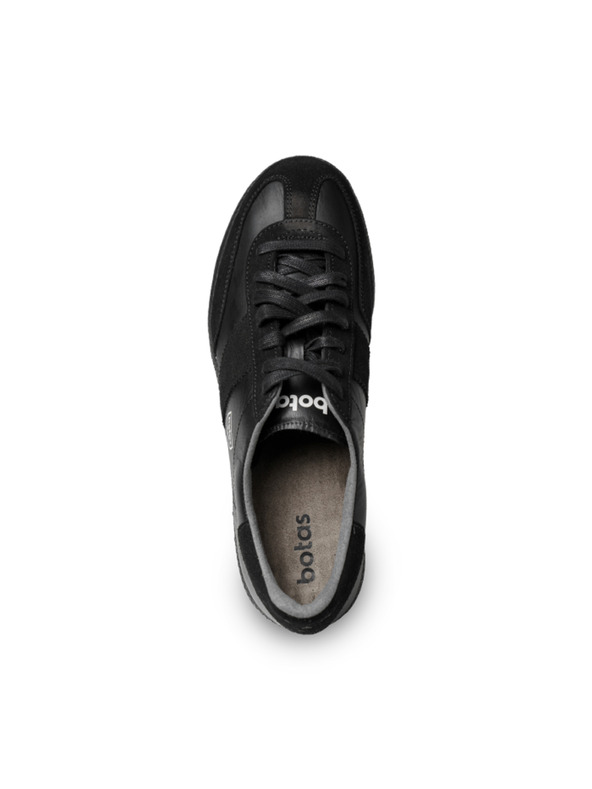 BOTAS *** Botas Iconic Dark női bőr tornacipő / edzőcipő fekete