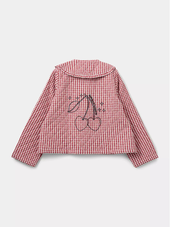 Sofie Schnoor Sofie Schnoor fehér és piros női kockás kabát