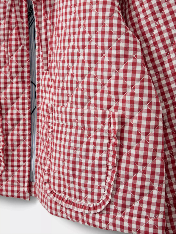 Sofie Schnoor Sofie Schnoor fehér és piros női kockás kabát